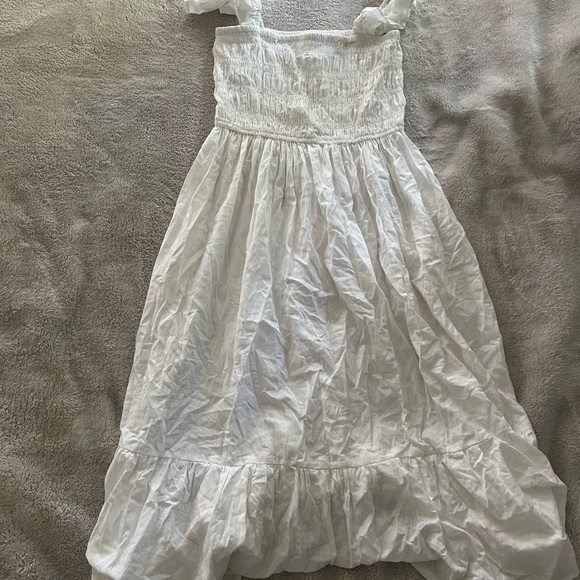 White Ruffled Dress - Picture 3 of 3